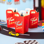 Кутийки за пуканки Рали Състезателни коли Racing, 6 броя