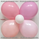 Малък светлорозов балон Standart Light pink 13 см, Kalisan, 1 брой