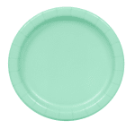 Парти чинийки мента ментово зелено картон 17.1 см, 20 броя