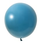 Кръгъл балон тъмен тюркоаз Ocean blue 45 см Balonevi, 1 брой