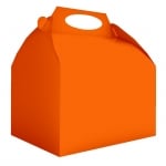 Оранжева кутийка за подаръчета, 1 брой