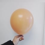 Малък балон праскова 13 см Standart peach Kalisan, 1 брой