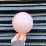 Малък балон розова пудра пастел Pink blush Kalisan, 13 см, 1 брой