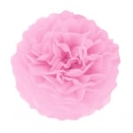 Декоративен хартиен помпон, розов, 25 см