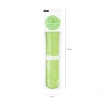 Светлозелен декоративен хартиен помпон, 15 см