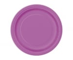 Виолетова парти чинийка лилава лавандула, картон 17.1 см