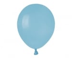 Малък кръгъл син балон светлосин бебешко синьо 13 см A50/72
