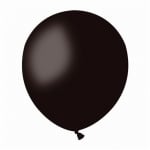 Малък черен балон латекс 13 см