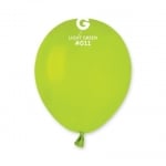 Зелен светлозелен малък кръгъл балон латекс 13 см A50/11, пакет 100 броя
