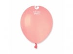 Малки кръгли балони светлорозови/бебешко розово 13 см, 100 броя A50/73