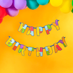 Банер Happy Birthday конструктор, лего, блокчета