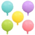 Балон Макарон Кръг фолио 1 бр., цвят по избор