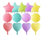 Балон Макарон Сърце фолио 1 бр., цвят по избор