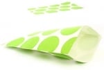 Парти Торбички за сладки на светлозелени точки - 10 бр