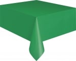 Зелена парти покривка найлон, 137 х 274 см