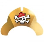 Парти шапка пиратско парти златиста