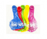Разноцветни Балони с печат Число 30 - висящи, 5 броя
