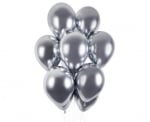 Балон Хром Сребро Shiny Silver Gemar 33 см