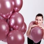 Балон Хром Розов Shiny Pink Gemar 33 см