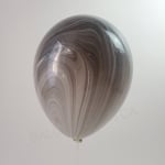 Мраморен Балон Черно-бял 28 см QL