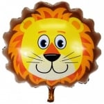 Малък балон Лъвска глава Лъв 30 см