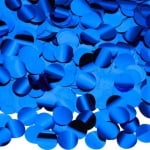 Конфети сини насипни 1.5 см.кръгчета фолио 18 гр.