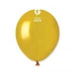 Балон Злато Златист металик 13 см, пакет 100 бр.