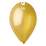 Балон Злато Златист металик 26 см, пакет 100 броя