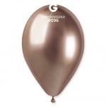 Балон Хром Розово злато Shiny Rose gold Gemar 33 см GB120/96, пакет 50 броя