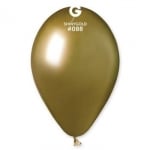 Балон Хром Злато Shiny Gold Gemar 33 см GB120/88, пакет 50 броя