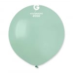 Кръгъл балон аквамарин латекс 48 см G150 50, 1 брой