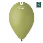 Балон маслинено зелен olive green 26 см G90/98