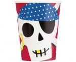 Пиратско парти чаши AHOY Pirate 266 мл, 8 броя