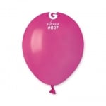 Розов малък кръгъл балон Циклама 13 см А50/07, пакет 100 броя