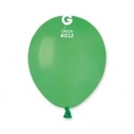 Зелен малък кръгъл балон латекс 13 см A50/12, пакет 100 броя