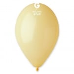 Пастелно жълт балон бебешко жълто светла горчица G90/43 26 см, пакет 100 броя
