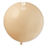 Кръгъл латексов Балон Пудра Телесен цвят Blush 80 см G220/69