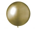 Балон Хром Злато Shiny Gold Gemar 48 см, пакет 25 броя