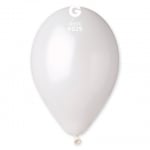 Балон бял металик перлено бяло 26 см GM90/29