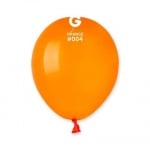 Малък кръгъл оранжев балон 13 см A50/04, пакет 100 броя