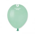 Малък кръгъл балон аквамарин 13 см A50/50, пакет 100 броя