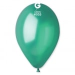 Зелен балон тъмнозелен металик 26 см GM90/55, пакет 100 броя