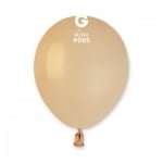 Малък кръгъл балон пудра телесен цвят Blush 13 см A50/69, пакет 100 броя