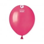 Розов малък кръгъл балон Циклама металик 13 см АM50/64