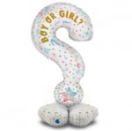 Стоящ балон за разкриване пола на бебето въпросителен знак, 119 см