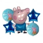 Комплект балони Пепа Пиг Джордж Peppa Pig, 5 броя