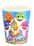 Бебе Акула / Baby Shark Парти Чаши сини,10 бр. картонl