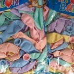 Турски балони макарон микс 6 цвята - 23 см, пакет 100 броя