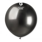 Балон графит хром Shiny Space Grey Gemar GB150/90 48 см, пакет 25 броя