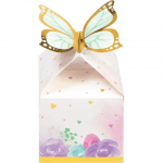 Кутийки за подаръчета пеперуди Butterfly Shimmer, 8 броя